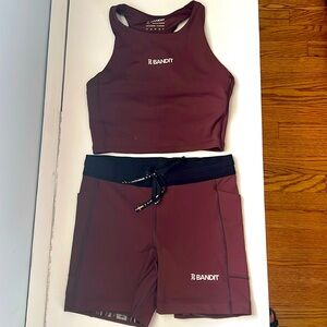Bandit Dark Cherry Athletic Set